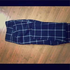 Ann Taylor Loft Julie cross hatched work pants.